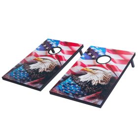 VEVOR Cornhole Set, 3x2 ft Corn Hole Game Boards, MDF Wood Portable Toss Board, Indoor and Outdoor Cornhole Play for Adults
