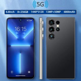 8+256GB S25 Ultra 5G Unlocked Smartphone, Unlocked Phone, 6.8" HD+ Display, Built in Pen, 6000mAh Battery /Face ID+Fingerprint Lock/Dual SIM (Bla