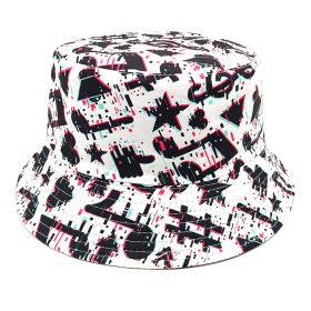 Musical Note Pattern Printing Bucket Hat European And American Summer Outdoor Travel (Option: Note-M)
