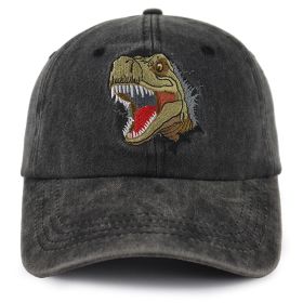 Cute Dinosaur Hat For Women Funny Baseball Caps Funny Gifts For Women (Option: Grey)