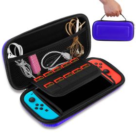 Portable Carry Case for Nintendo Switch Console Protective Hard EVA Case Shell Pouch (Color: Blue, size: One size)