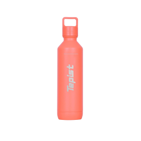 TwentyO 20oz Stainless Steel Bottle Compatible with Sodastream Machines (Color: Coral)